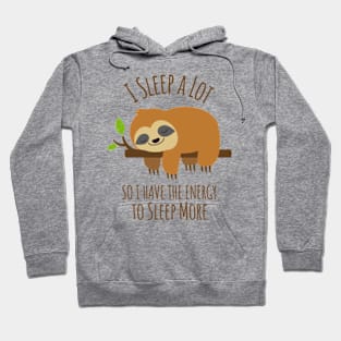 I Sleep A Lot So I Have The Energy To Sleep More Hoodie